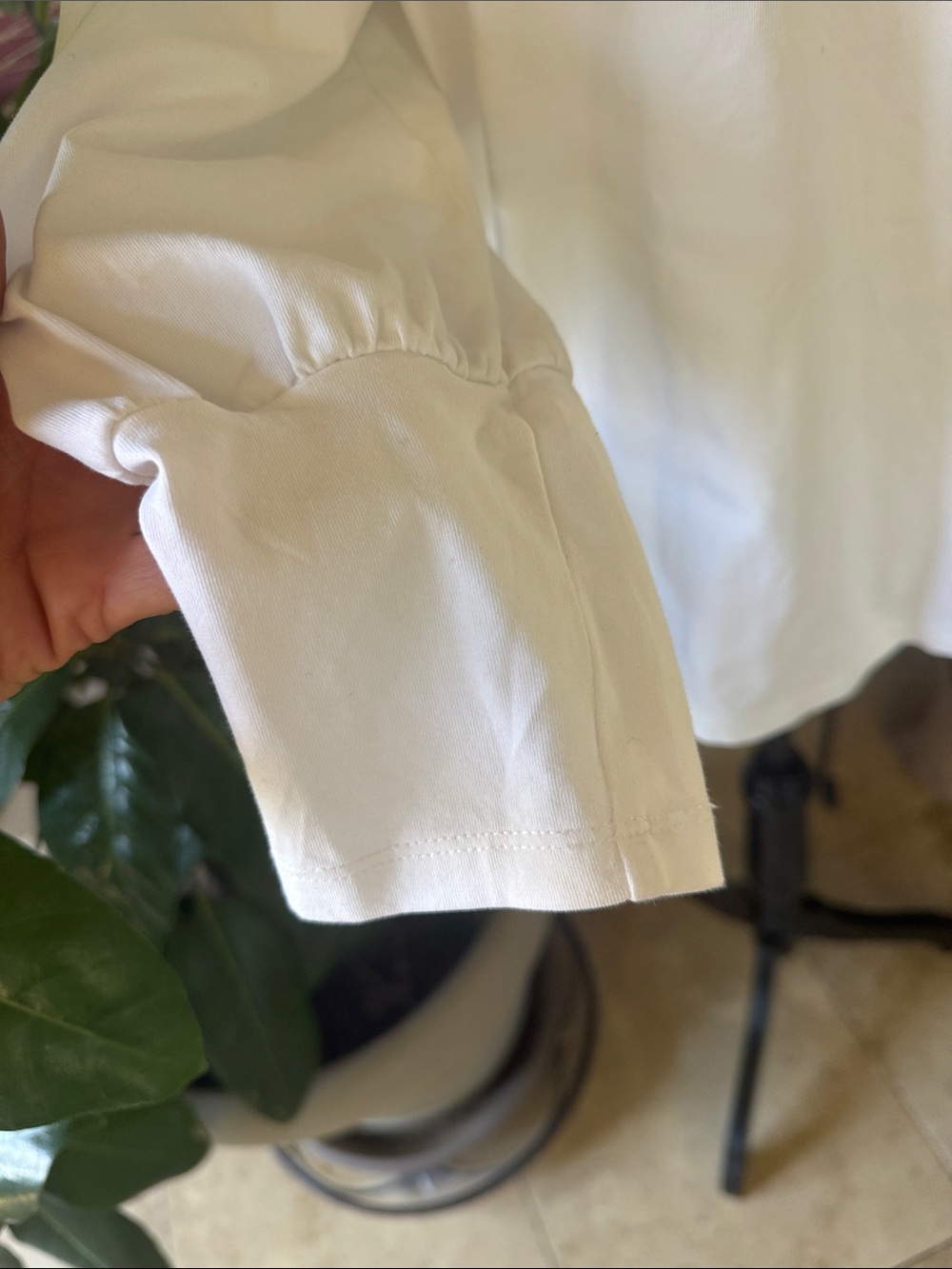 Chicos elegant white blouse women’s size 12. Excellent condition 95% cotton. - Picture 6 of 13